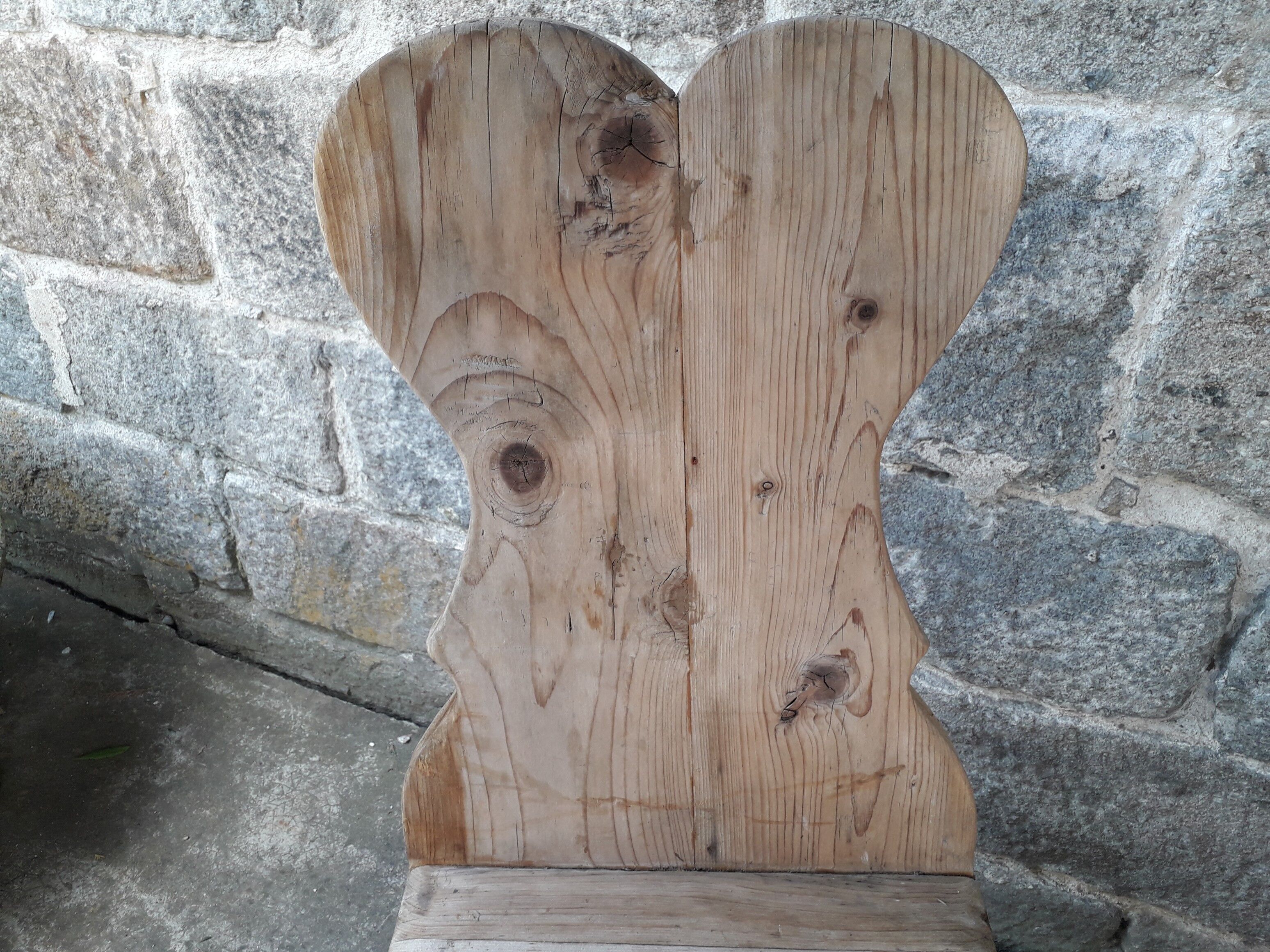 Pair of brutalist chairs