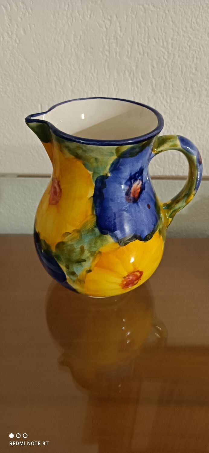 Ceramic water pitcher