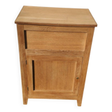 Beautiful piece of furniture from the 1940s with 1 lid + 1 door with key. ponce