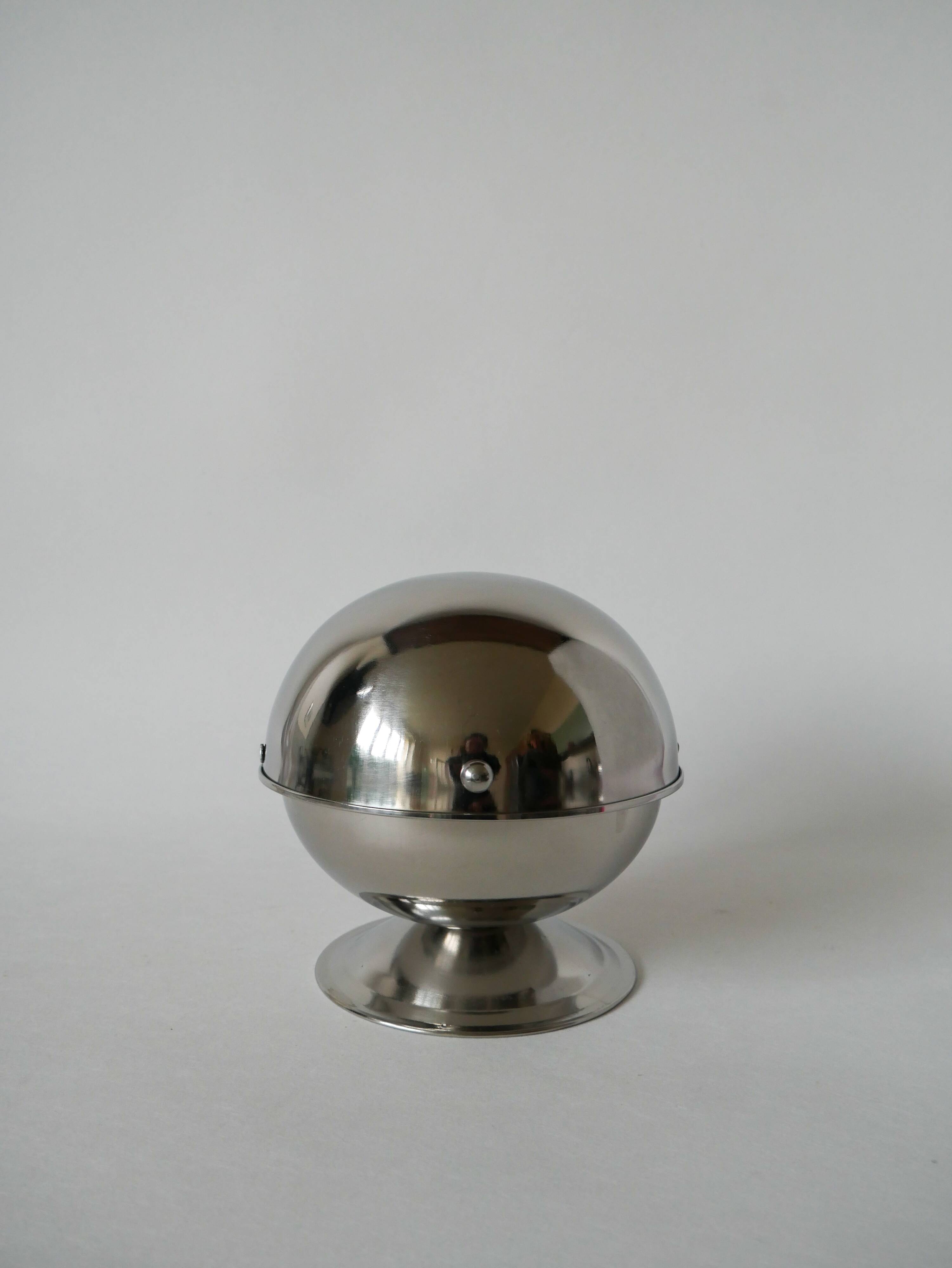 sucrier en inox Design 1970