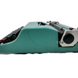 Olivetti Lettera 32 blue typewriter