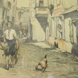 Set of four prints