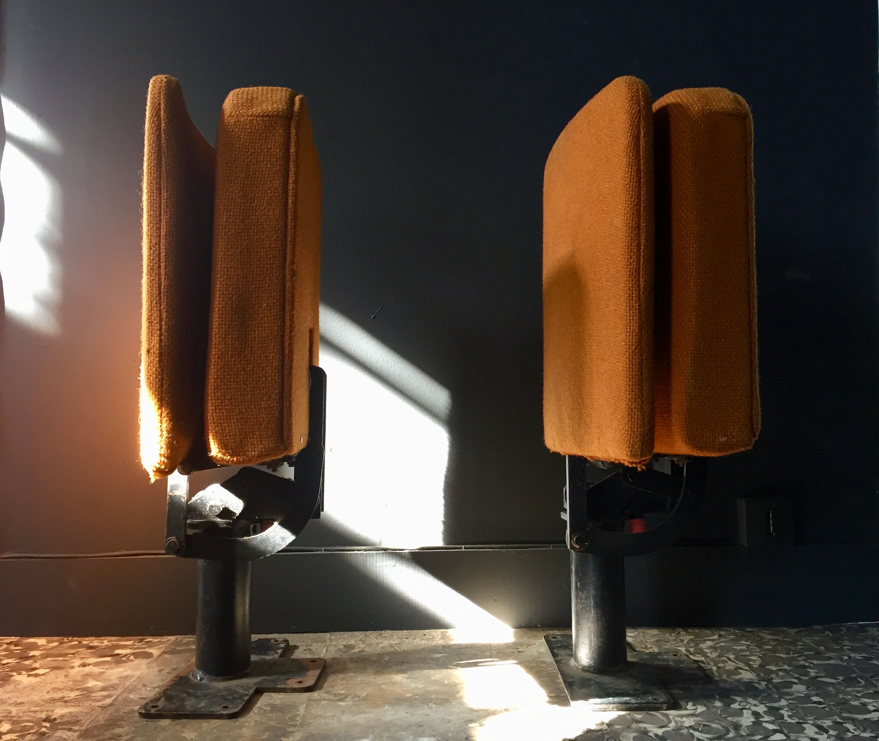 Lot of cinema seats 1960