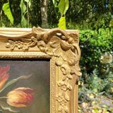 Oil painting bouquet of flowers