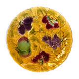 Dishes with dabbling motifs from the house Sarreguemines (signed)