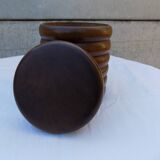 turned wooden box