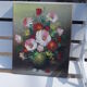Toile tableau bouquet fleurs