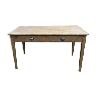 Two drawers farm table