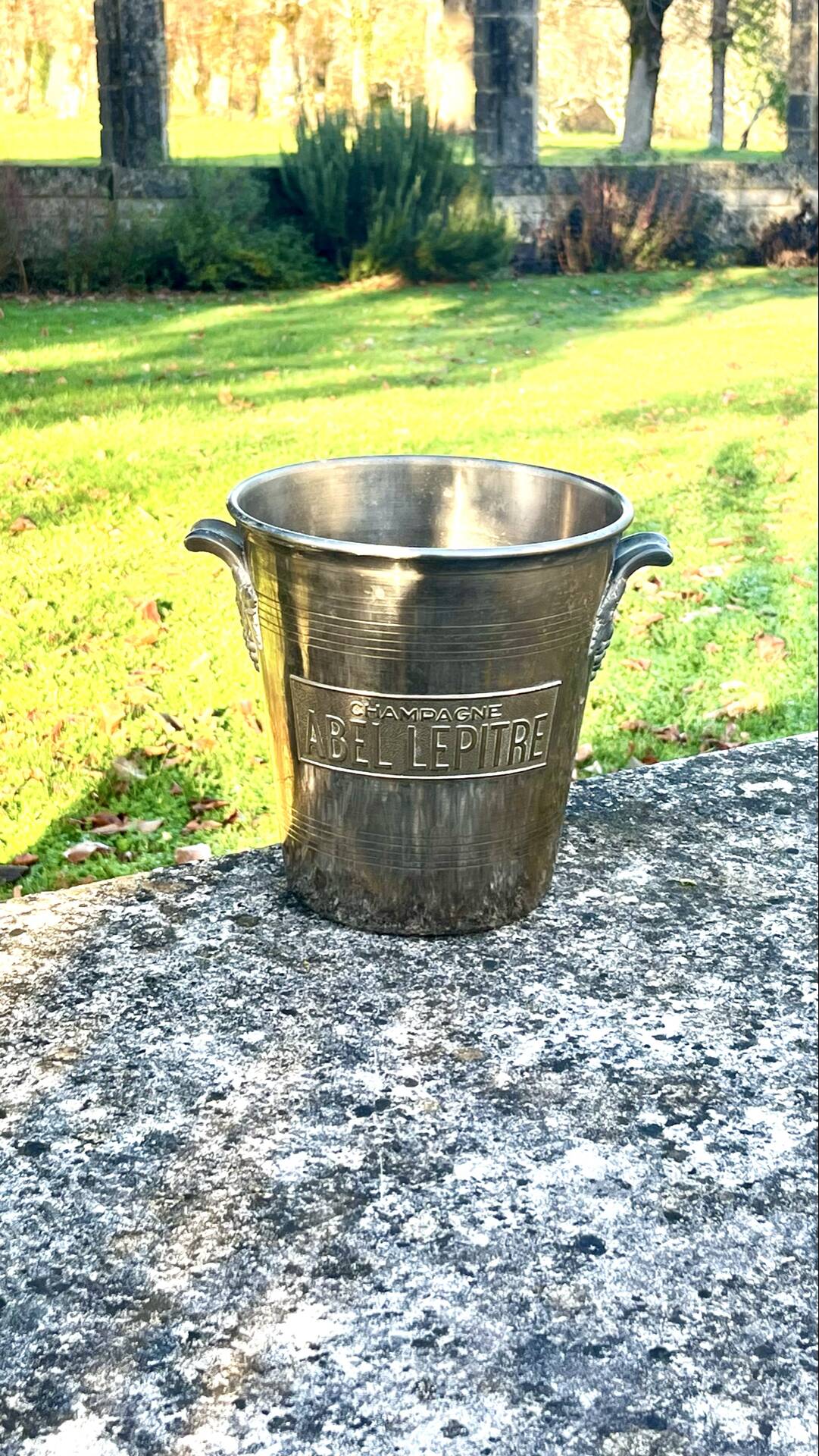 Abel lepitre champagne cooler, vintage french ice bucket