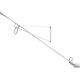 Iconic wall lamp Flos model 265 (white colour)