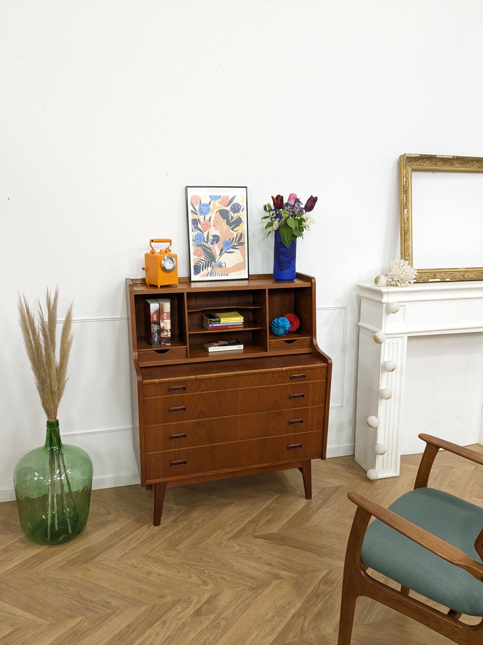 Vintage secretary desk