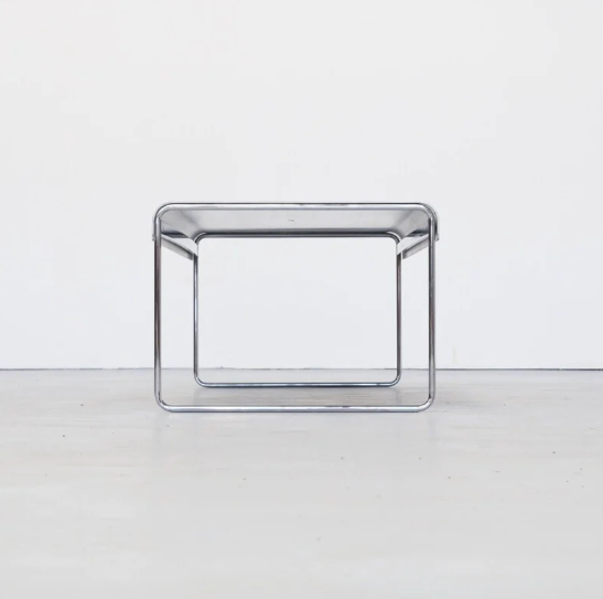 Piero Lissoni for Cassina aluminium zap 254 coffee table