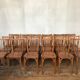 Rare series of 50 chairs Baumann fanett vintage design 1950 1960
