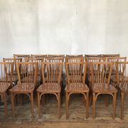 Rare series of 50 chairs Baumann fanett vintage design 1950 1960