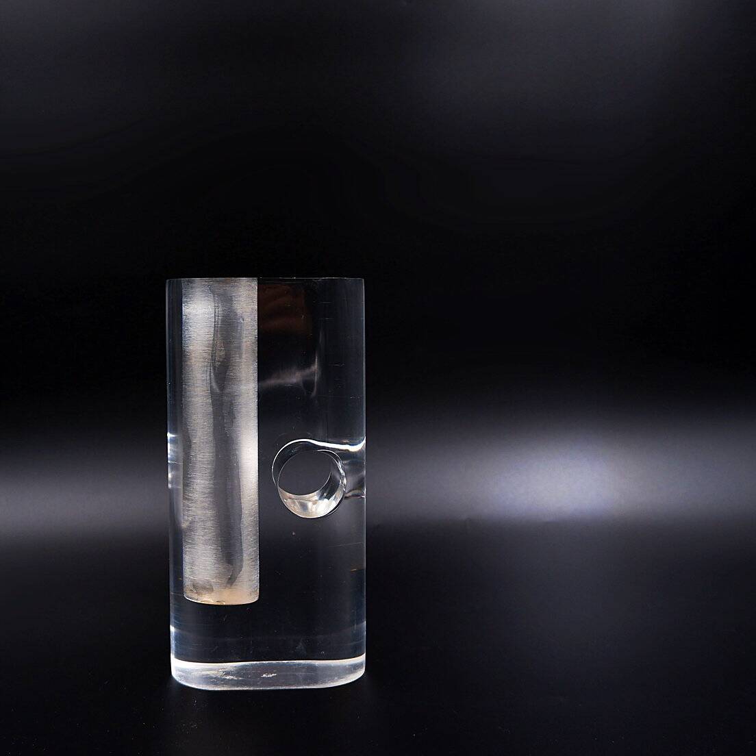 Vintage 1970s Lucite Soliflor Vase