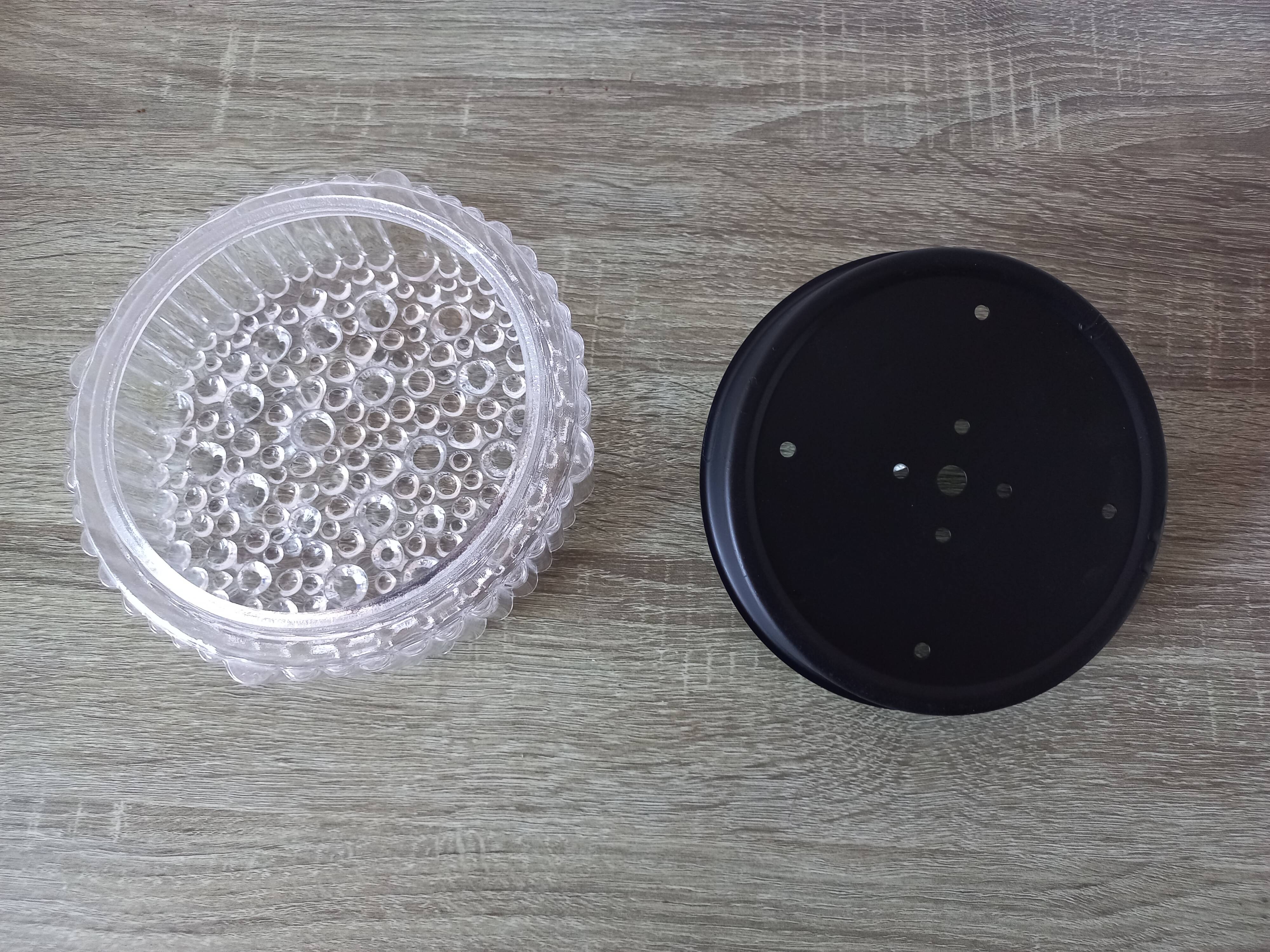 Vintage bubbled glass ceiling light