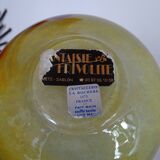 LA ROCHERE crystal vase, multi-layered blown glass, 20th century, labeled