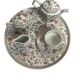 Tableware, tea service called egoist, floral decoration, 20th century