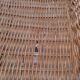 Door vintage rattan magazine