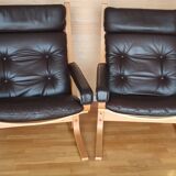 Siesta armchairs + footrest