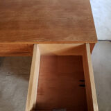 Blond oak desk