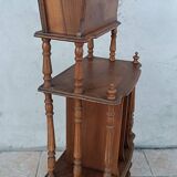 Walnut music cabinet