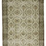 Turkish Anatolian Handmade Vintage Rug 284 cm x 186 cm