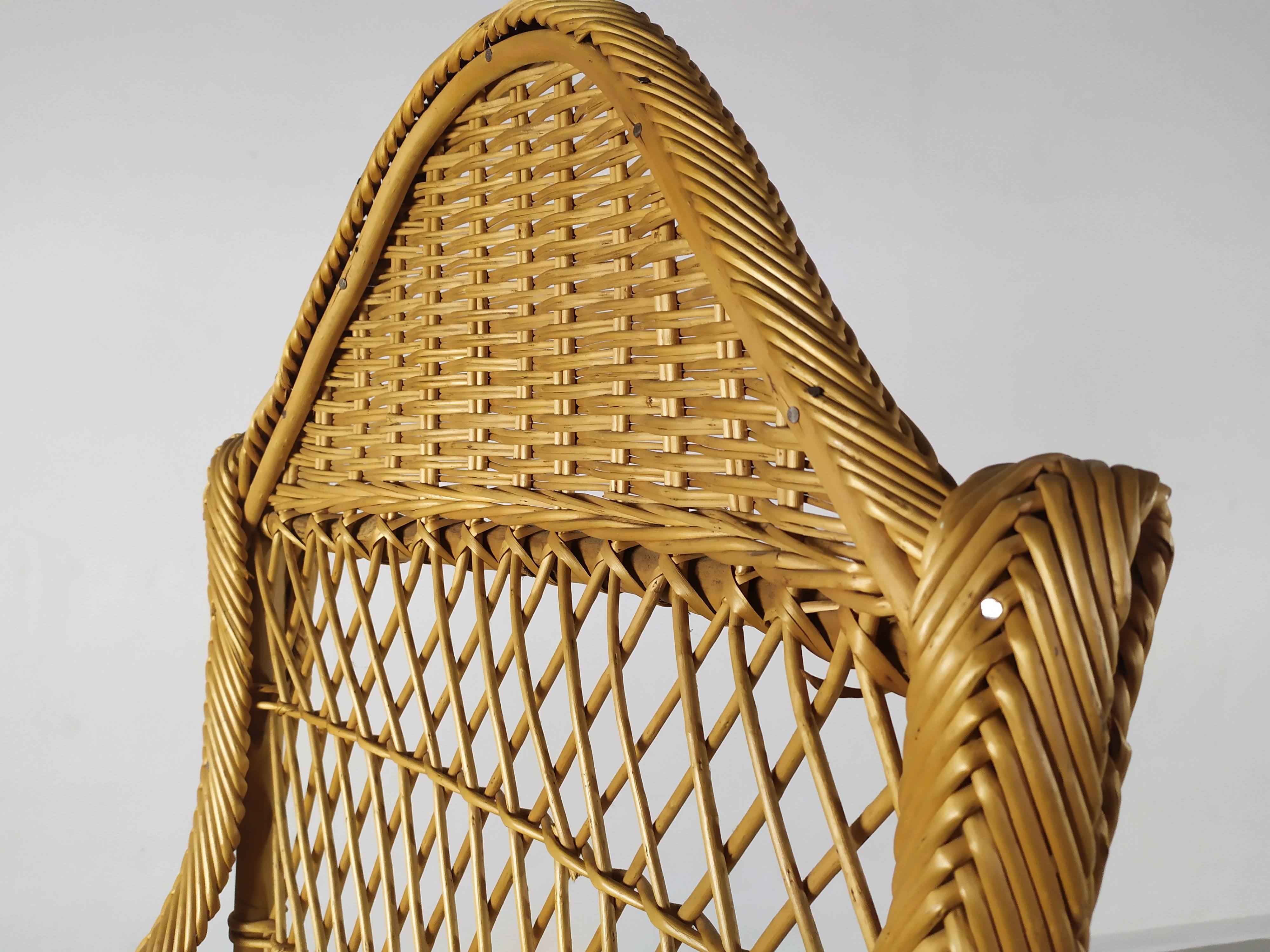 Rattan armchair