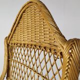 Rattan armchair