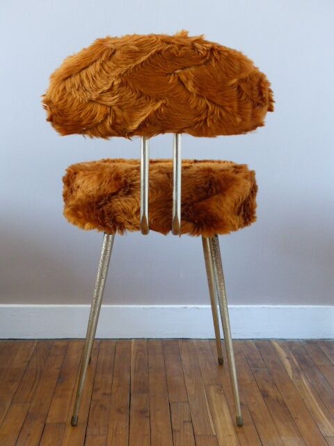 Pelfran orange brown chair in the 1960s