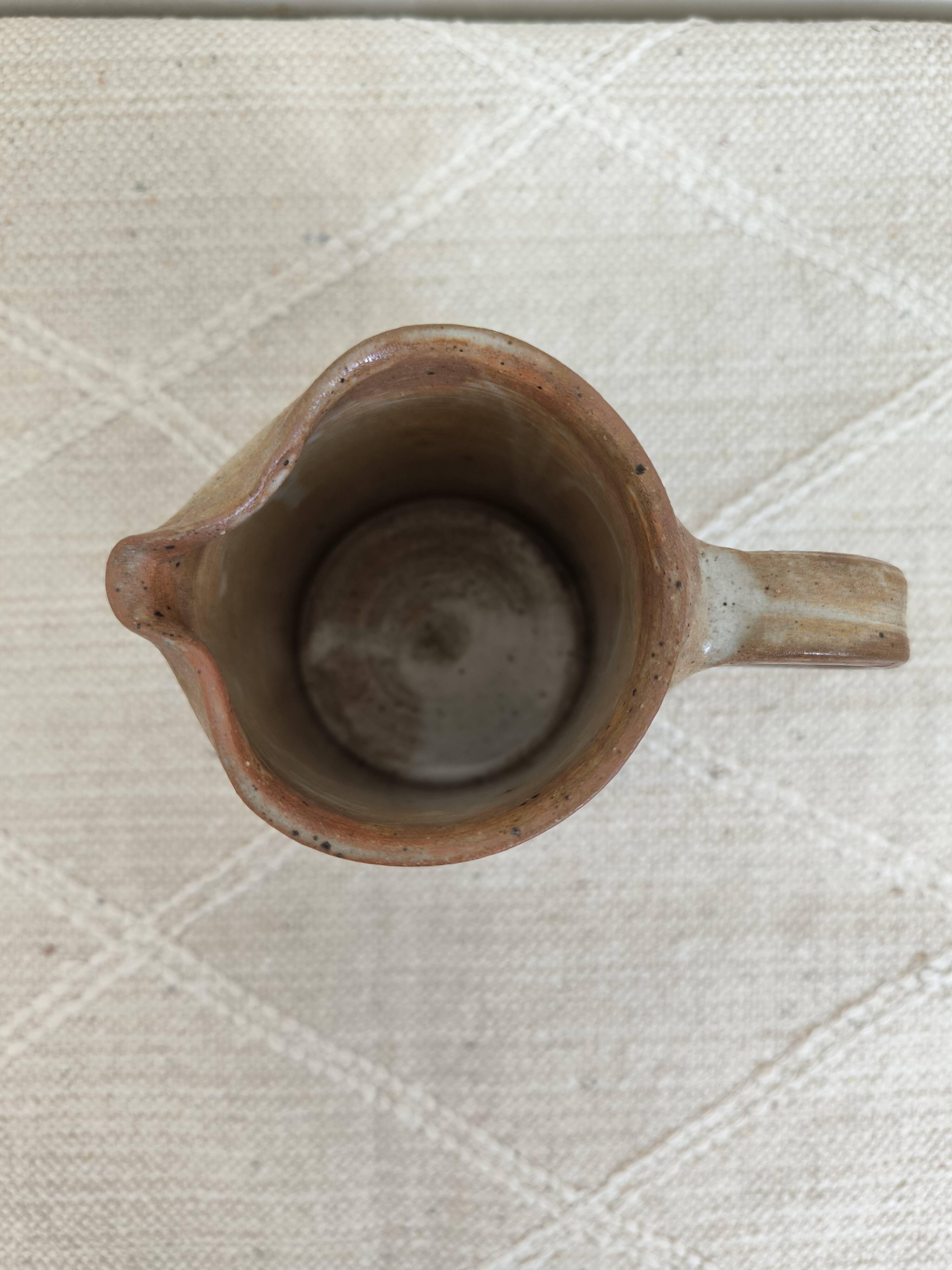 Pichet, pot à lait vintage en grès