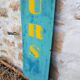 Former painted plate sign of florist