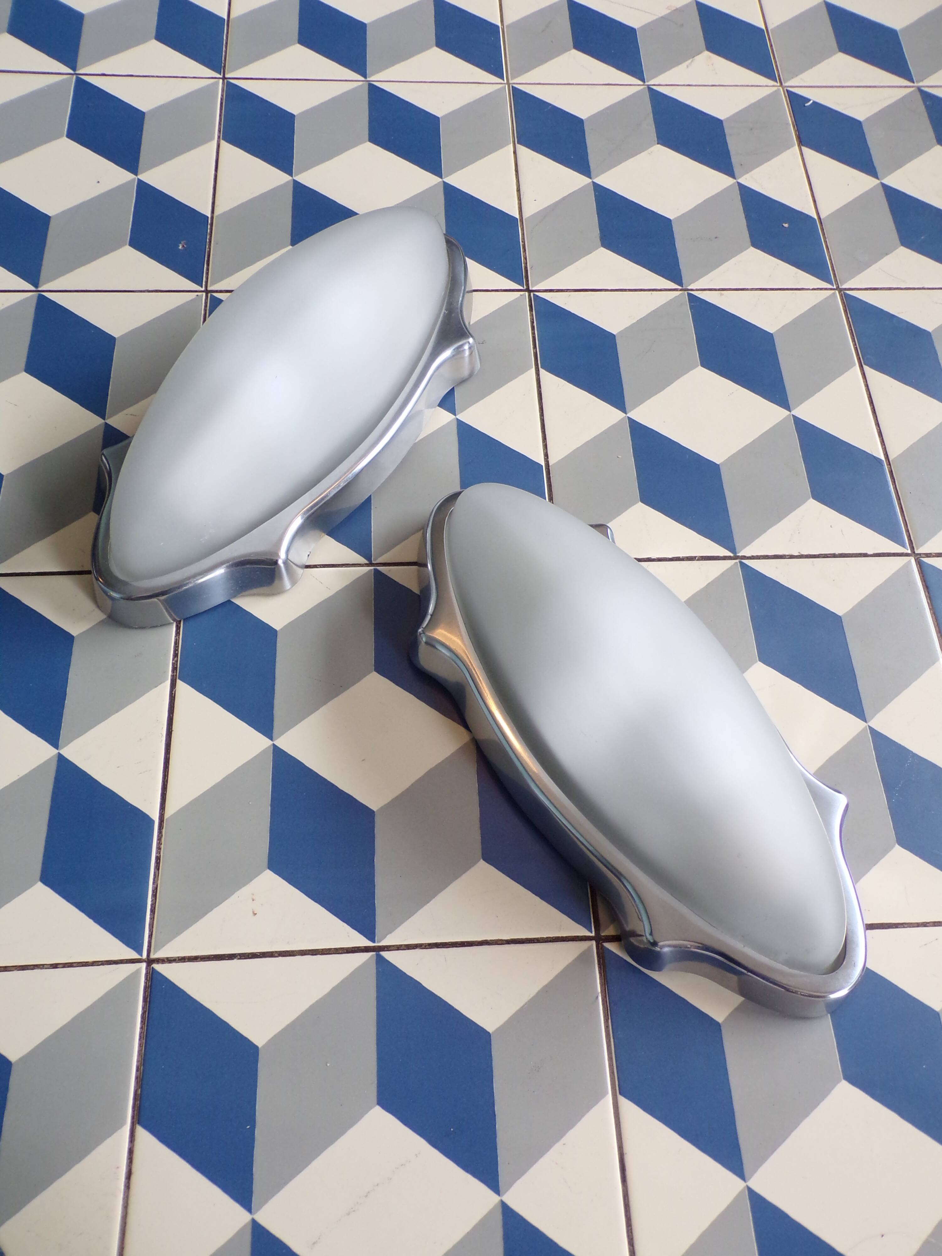 Pair of Arteluce Geco 1 wall lights