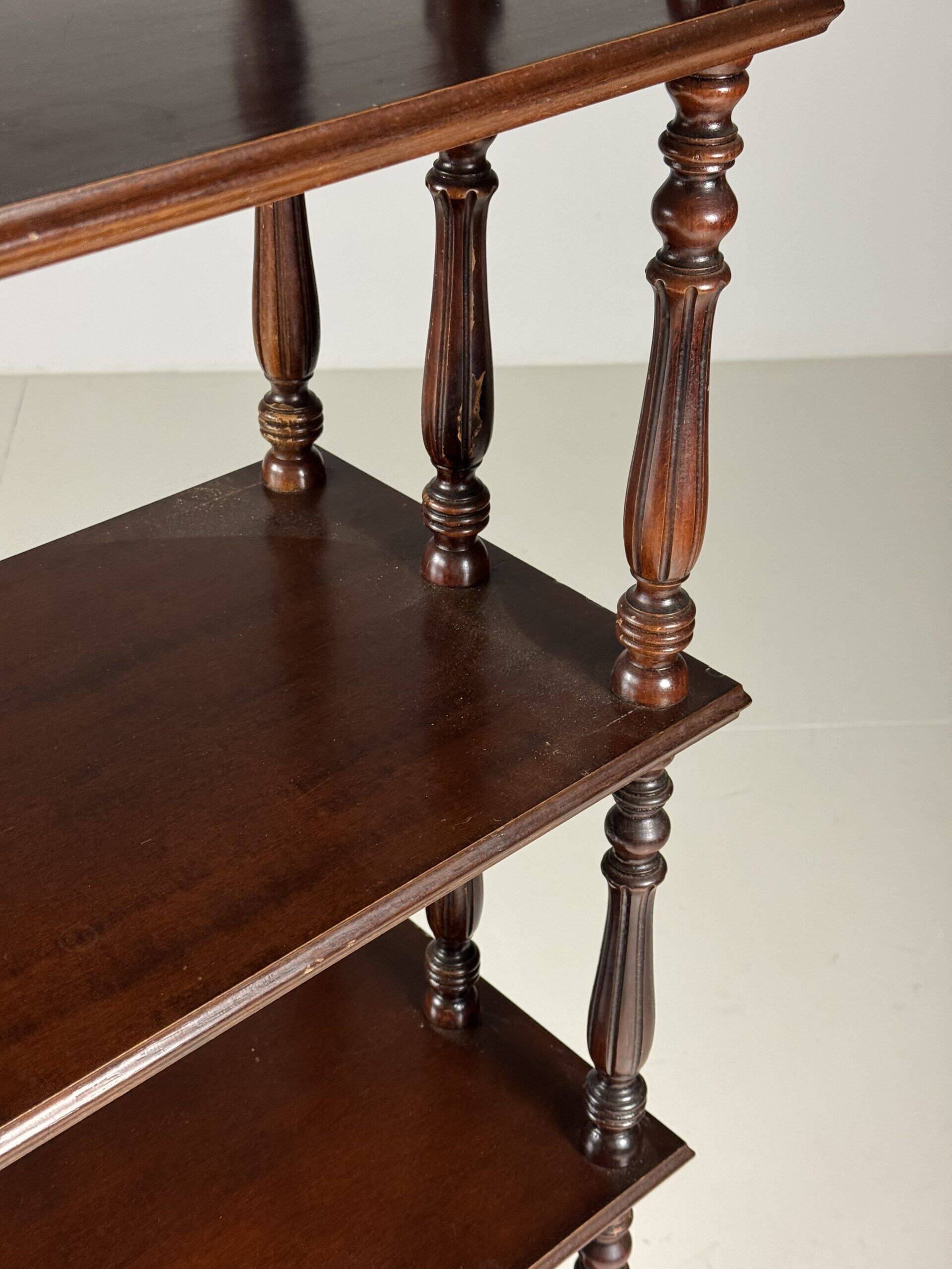 French mahogany étagère