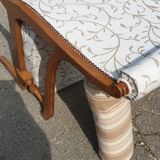 Louis XVI style armchair in solid cherry