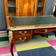 Louis XV style desk. Marquetry, gilded bronze.