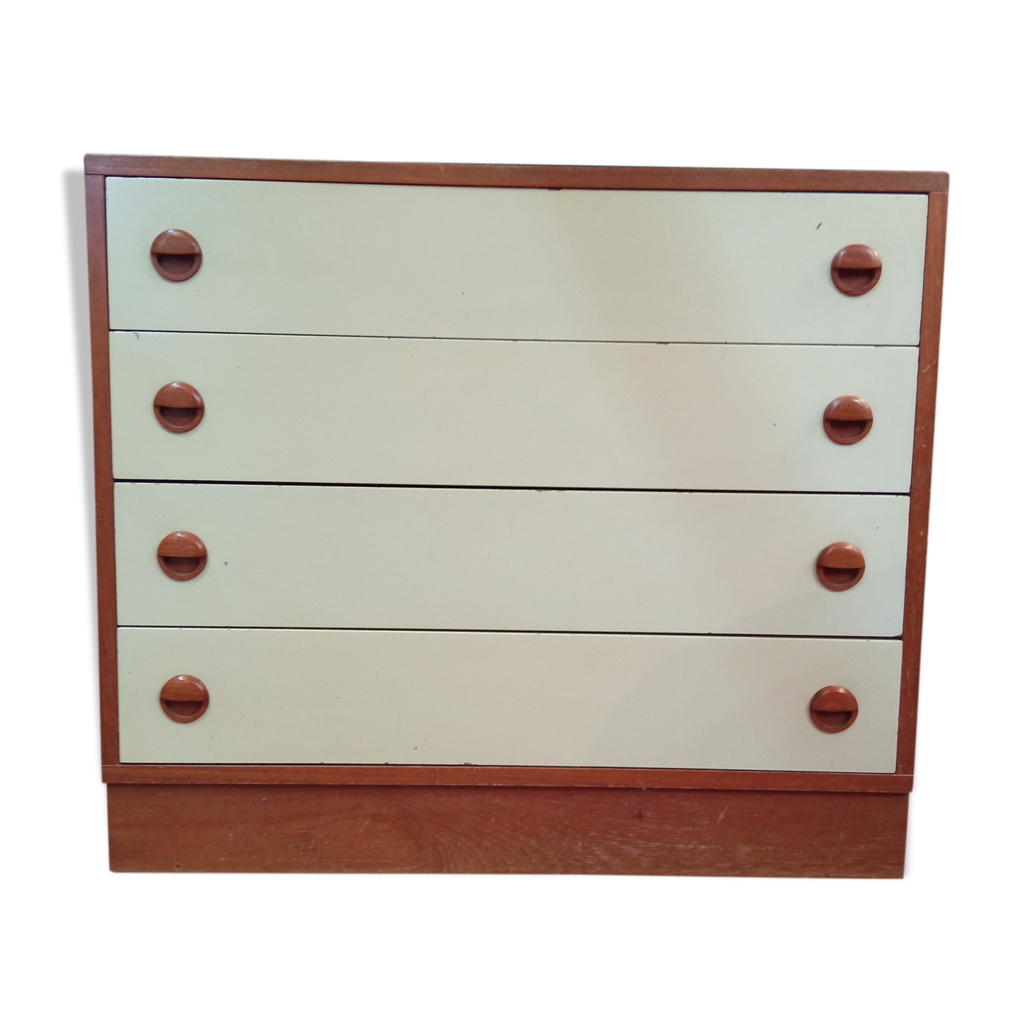 Commode en teck vintage
