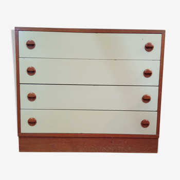 Vintage teak chest of drawers