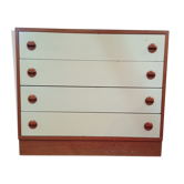 Commode en teck vintage