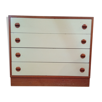 Vintage teak chest of drawers