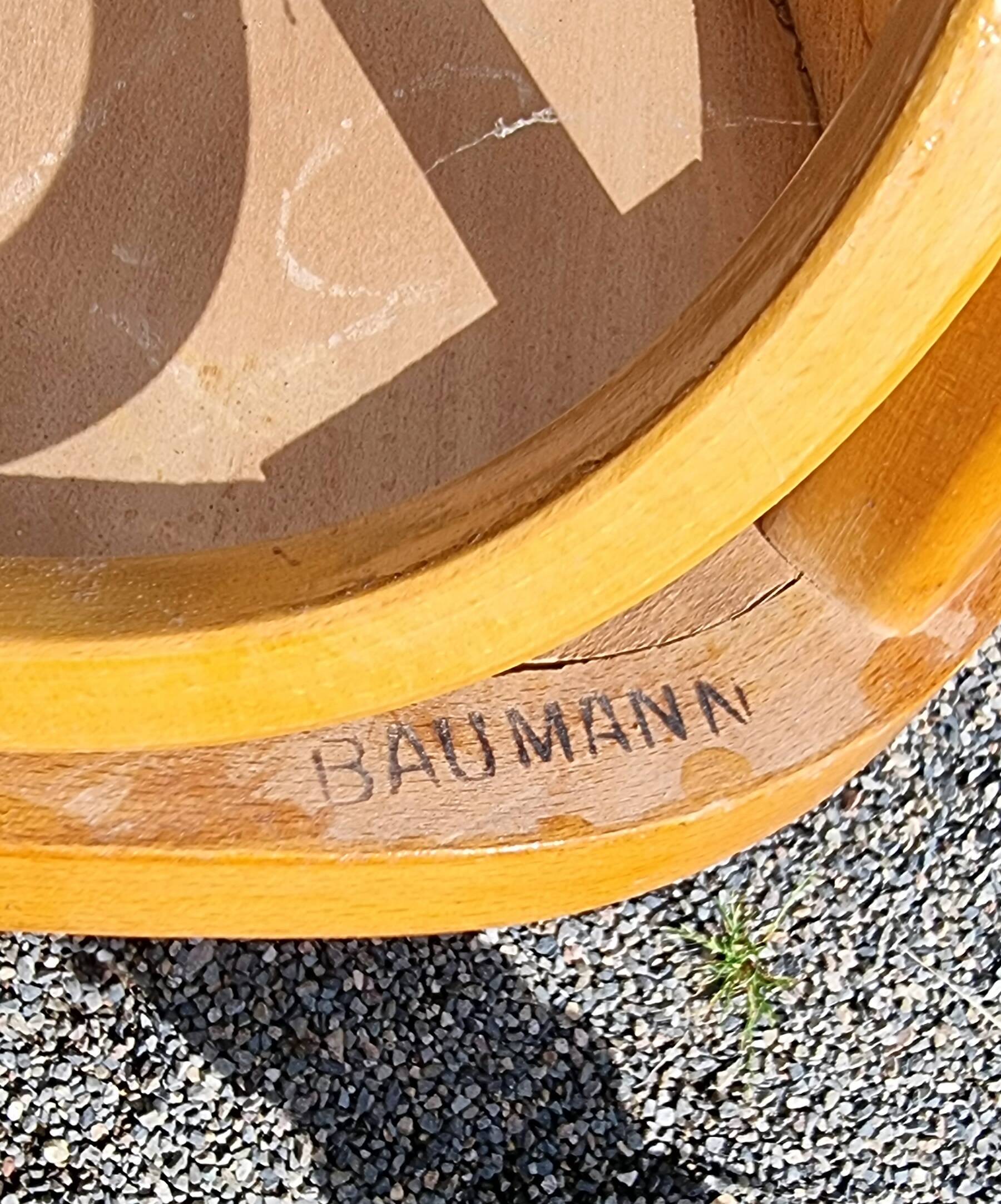 6 bistro chairs including Baumann from the 50s