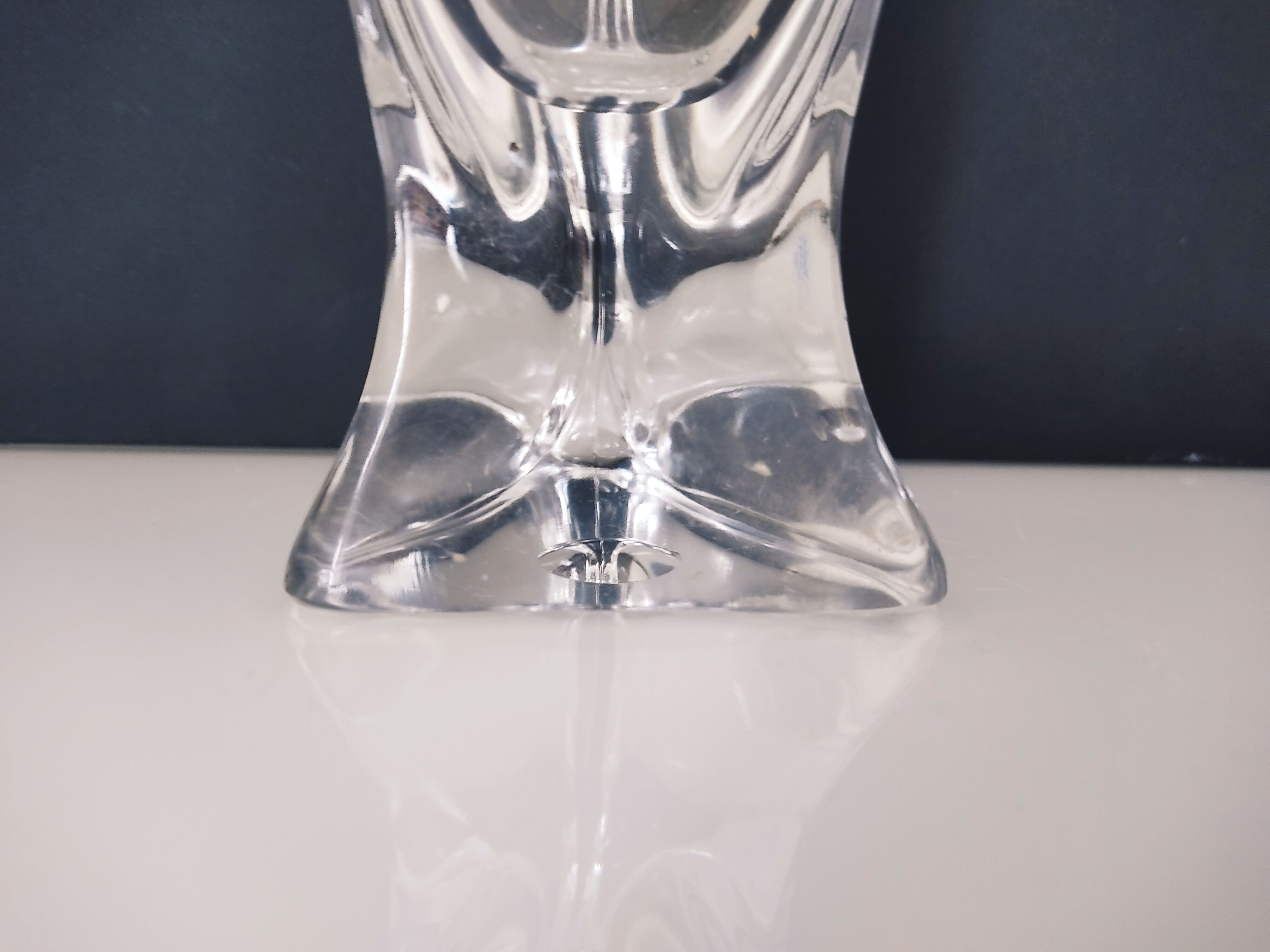 Crystal vase Val Saint Lambert