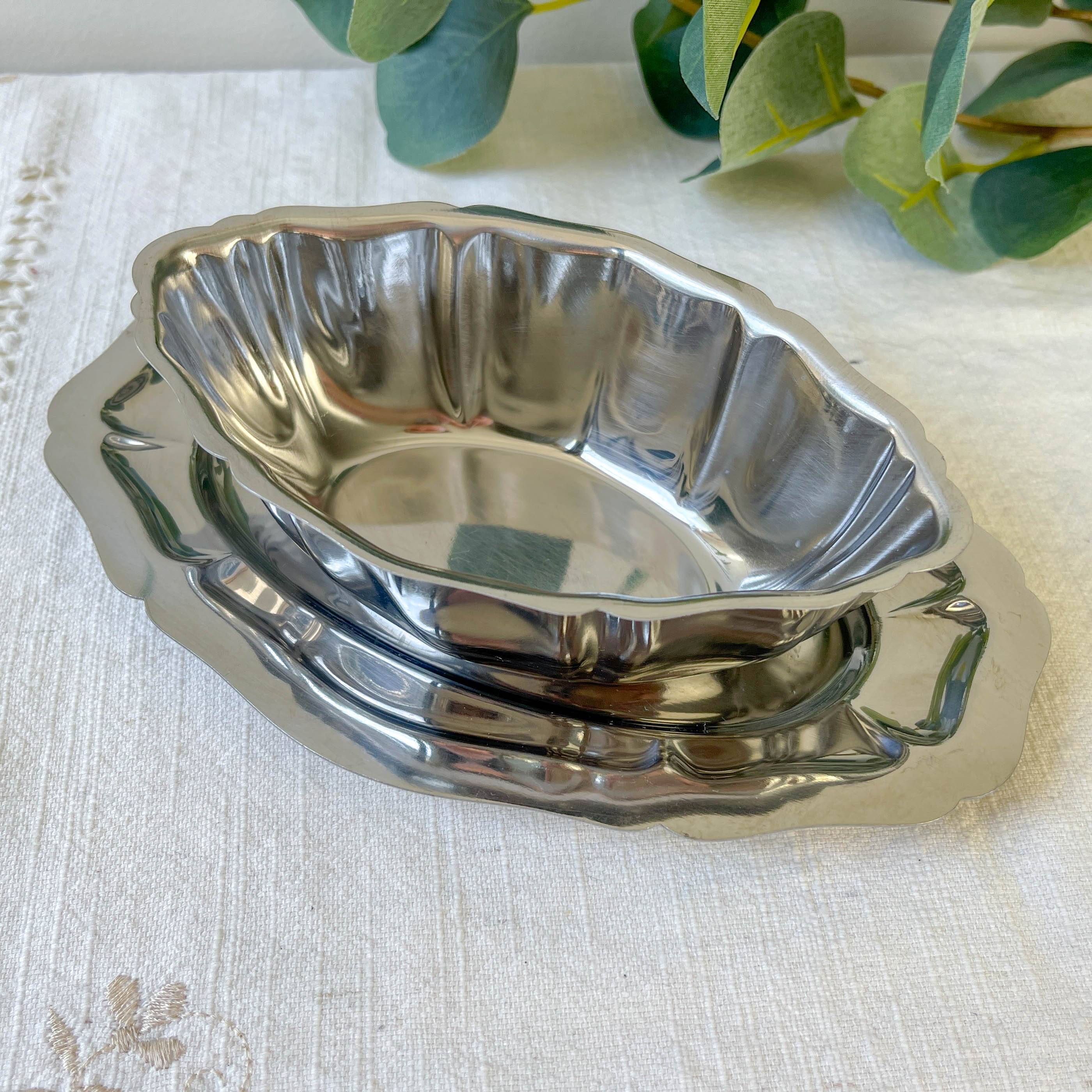 Vintage Stainless Steel Sauceboat Guy Degrenne 70s