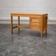 Light wood desk