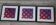 Trio Vintage Optical Art Tableaux - Victor Vasarely - Frames 40x40cm