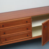 1960s sideboard in walnut, 240cm