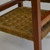 Mountain armchair, wood and ropes 1950