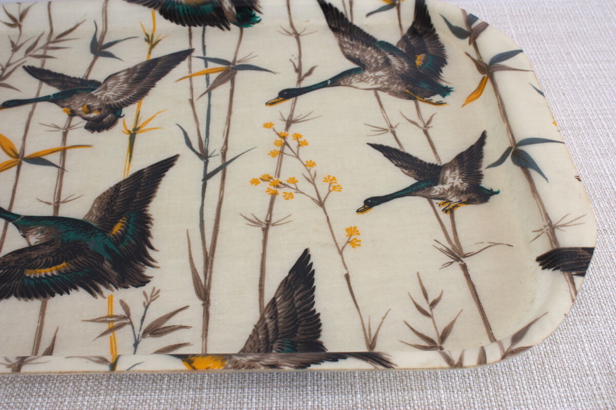 Vintage fiberglass tray
