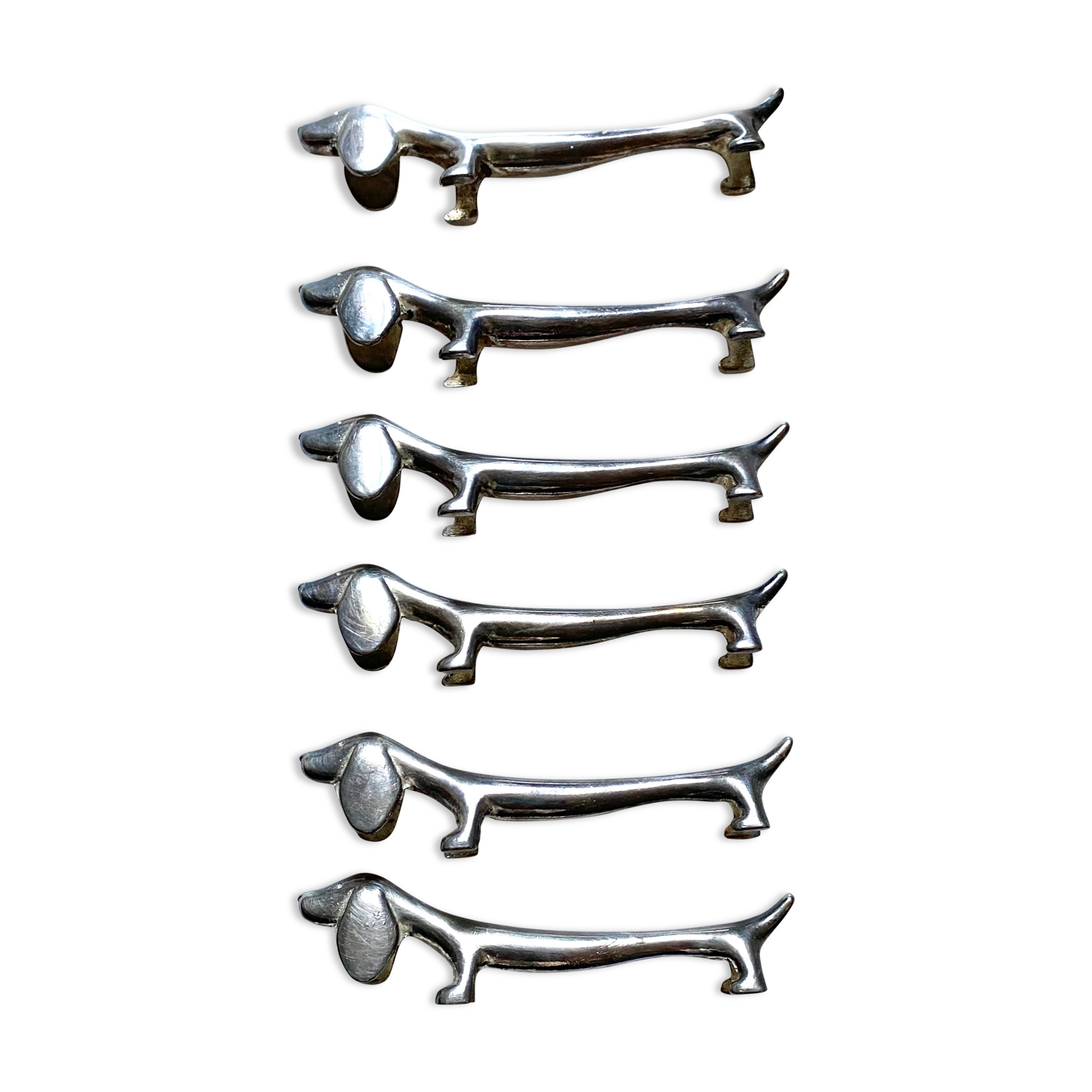 Vintage dog knife holders