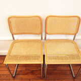 Pair of Cesca B32 chairs by Marcel Breuer